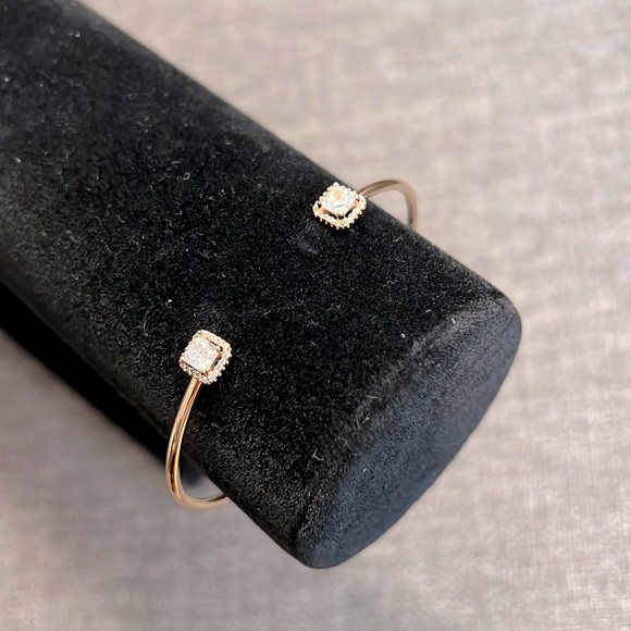 Pandora rose gold open bangle cubic zirconia - Picture 2 of 4